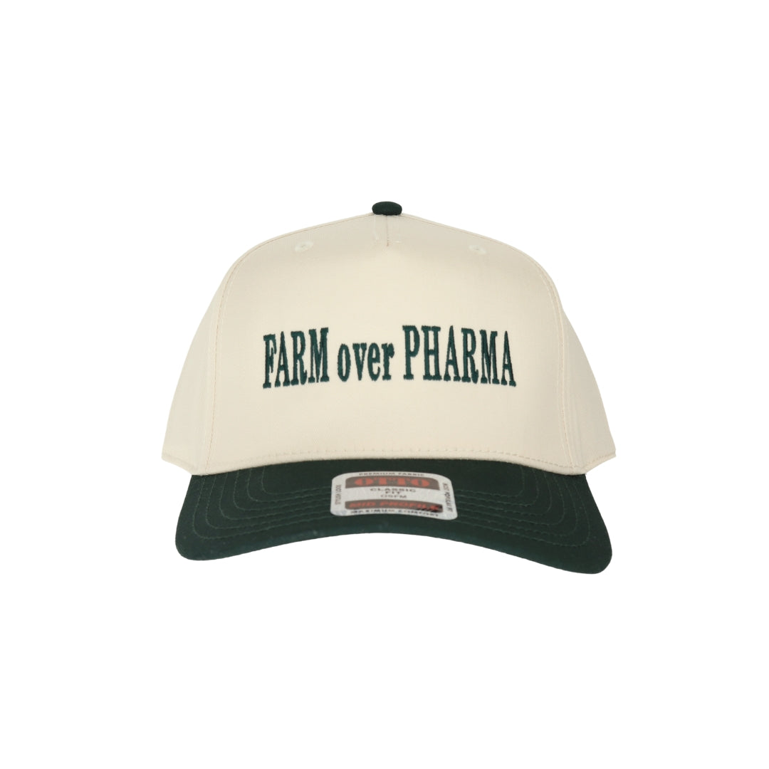 Farm Over Pharma Embroidered Trucker Hat