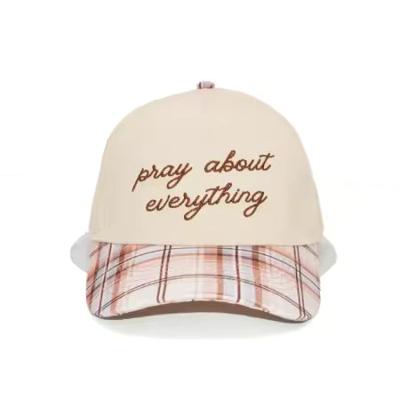 PREORDER!! Pray about Everything Embroidered Trucker Hat
