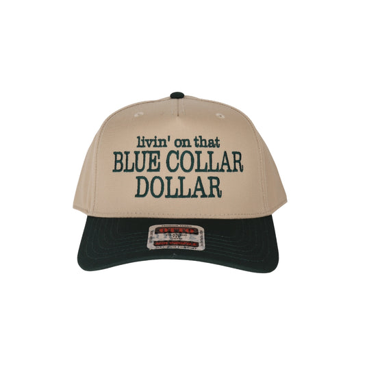 Blue Collar Dollar Embroidered Trucker Hat
