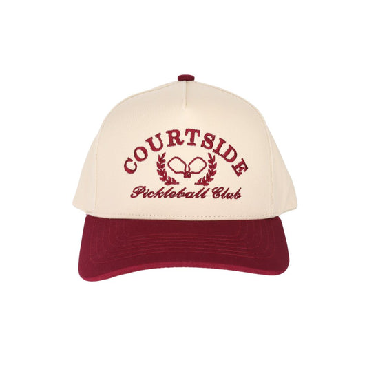 Courtside Pickleball Embroidered Trucker Hat