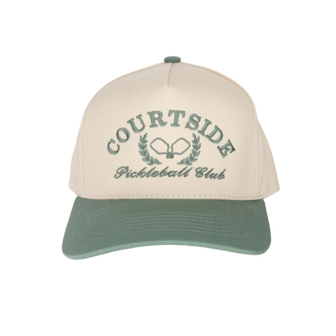 Courtside Pickleball Embroidered Trucker Hat