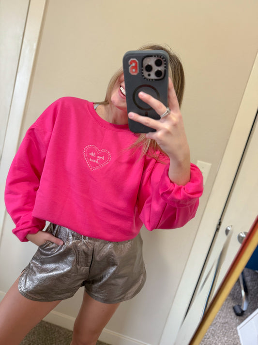 Love Like Jesus Embroidered Sweatshirt