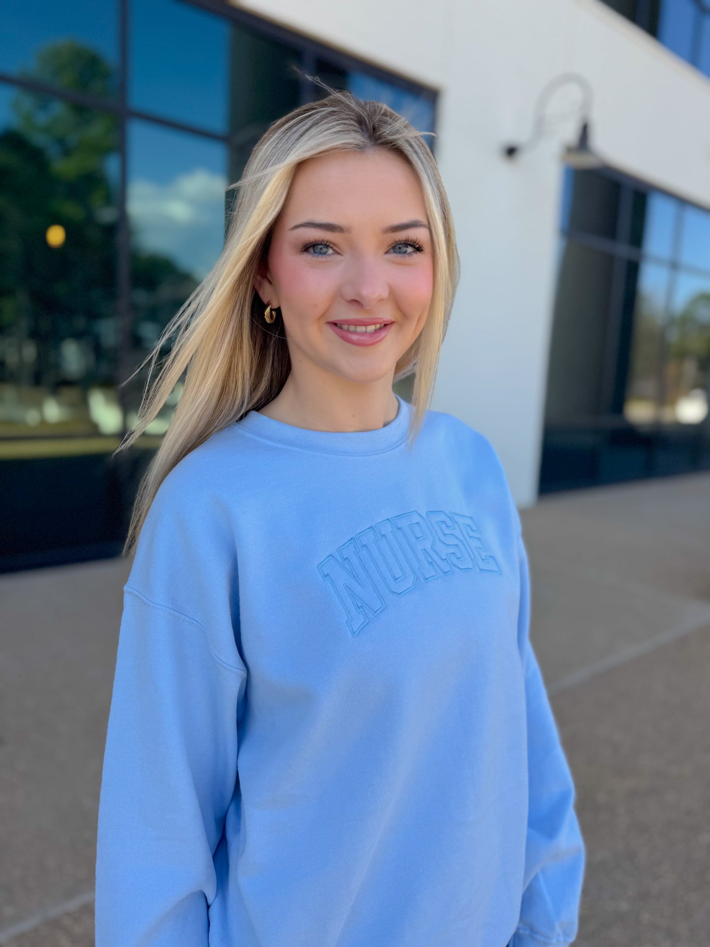 NURSE Embroidered Sweatshirt