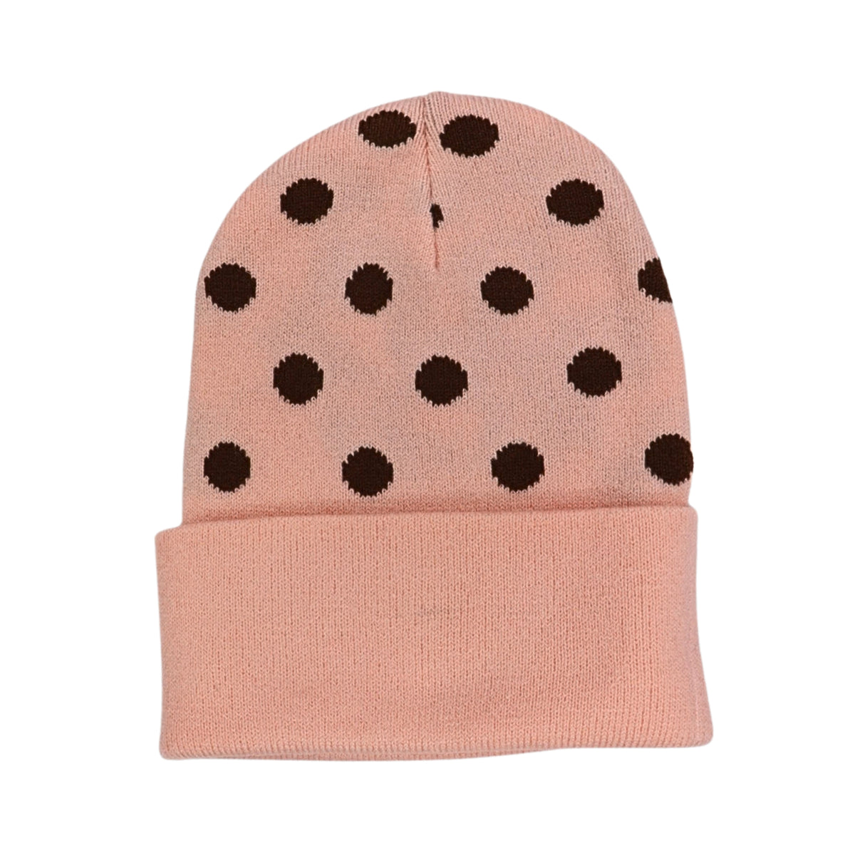 Polka Dot Cuffed Beanie