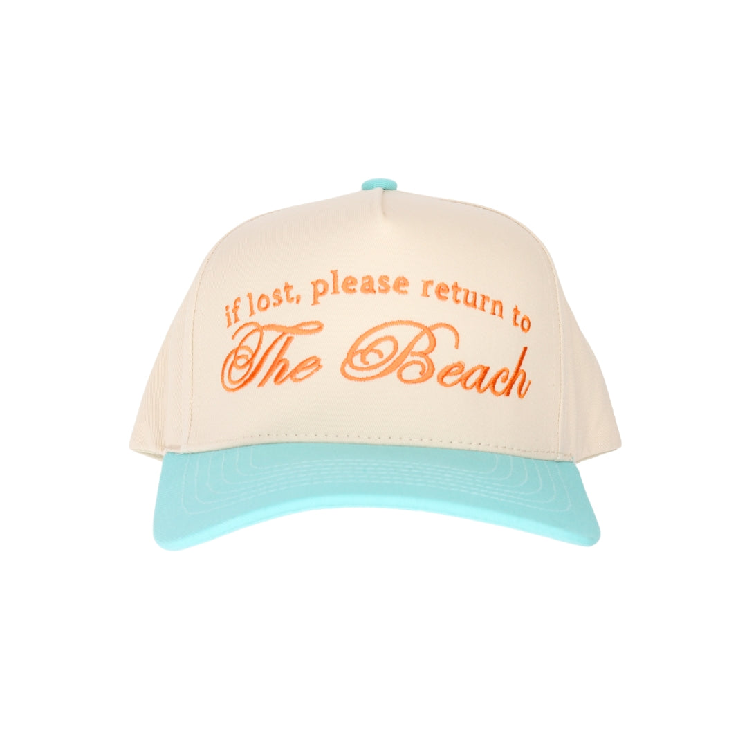 Return to Beach Embroidered Trucker Hat