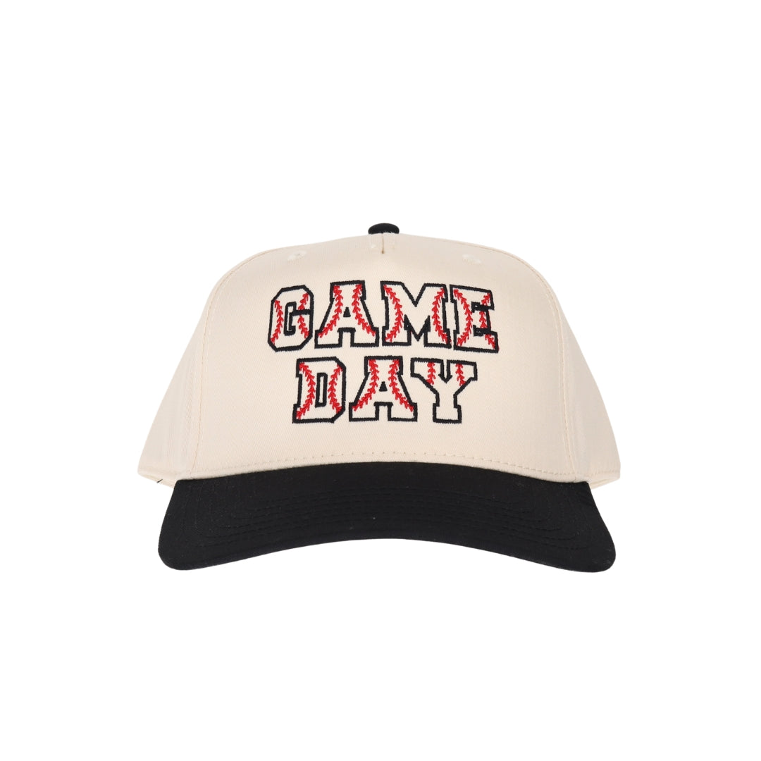 Baseball Game Day Embroidered Trucker Hat