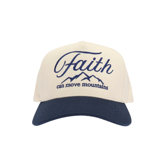 Faith Moves Mountains Embroidered Trucker Hat