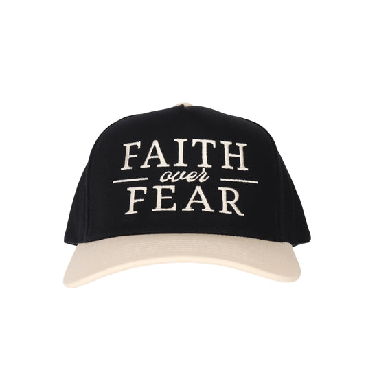 Faith over Fear Embroidered Trucker Hat