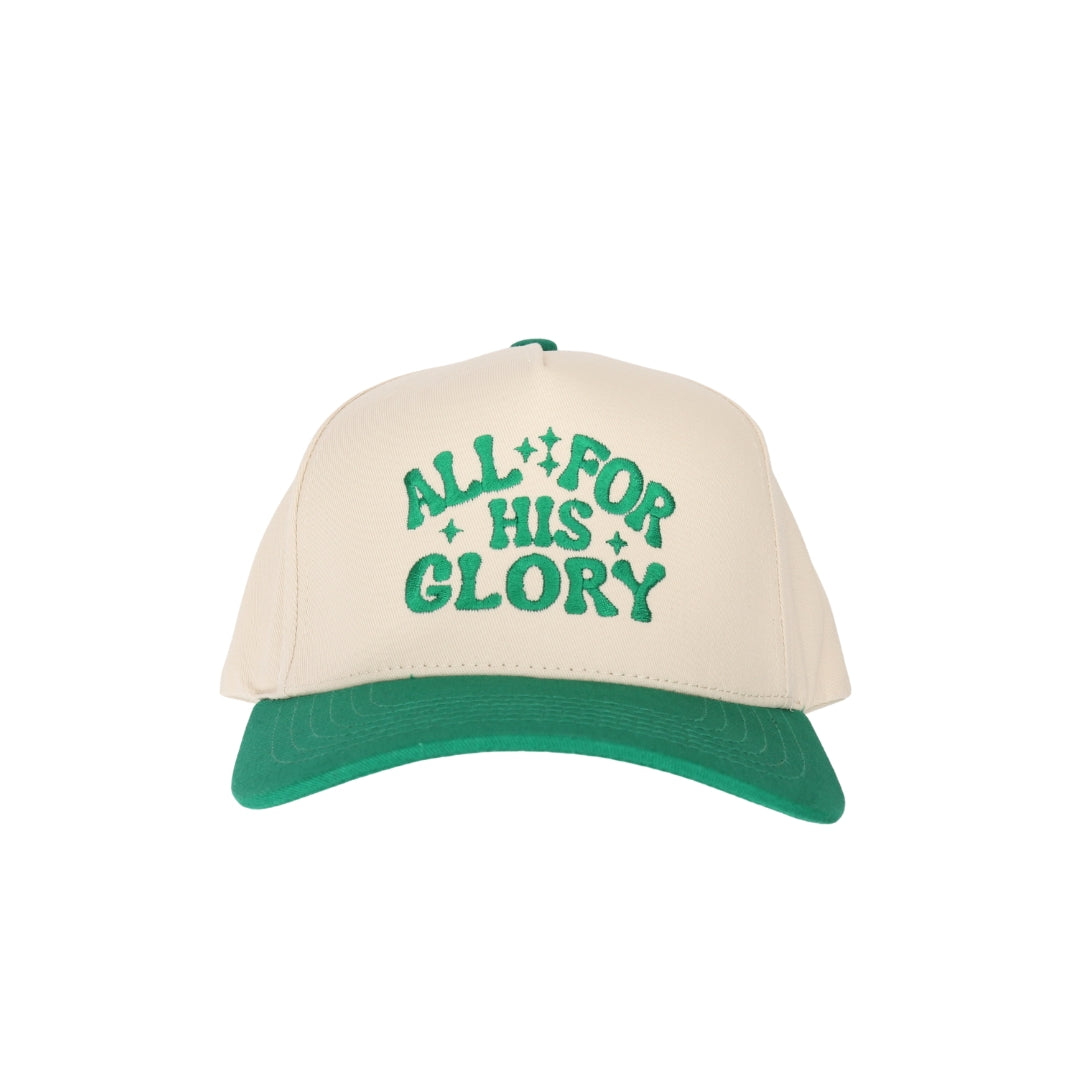 All for His Glory Embroidered Trucker Hat
