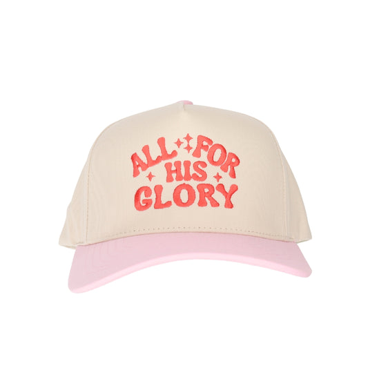 All for His Glory Embroidered Trucker Hat