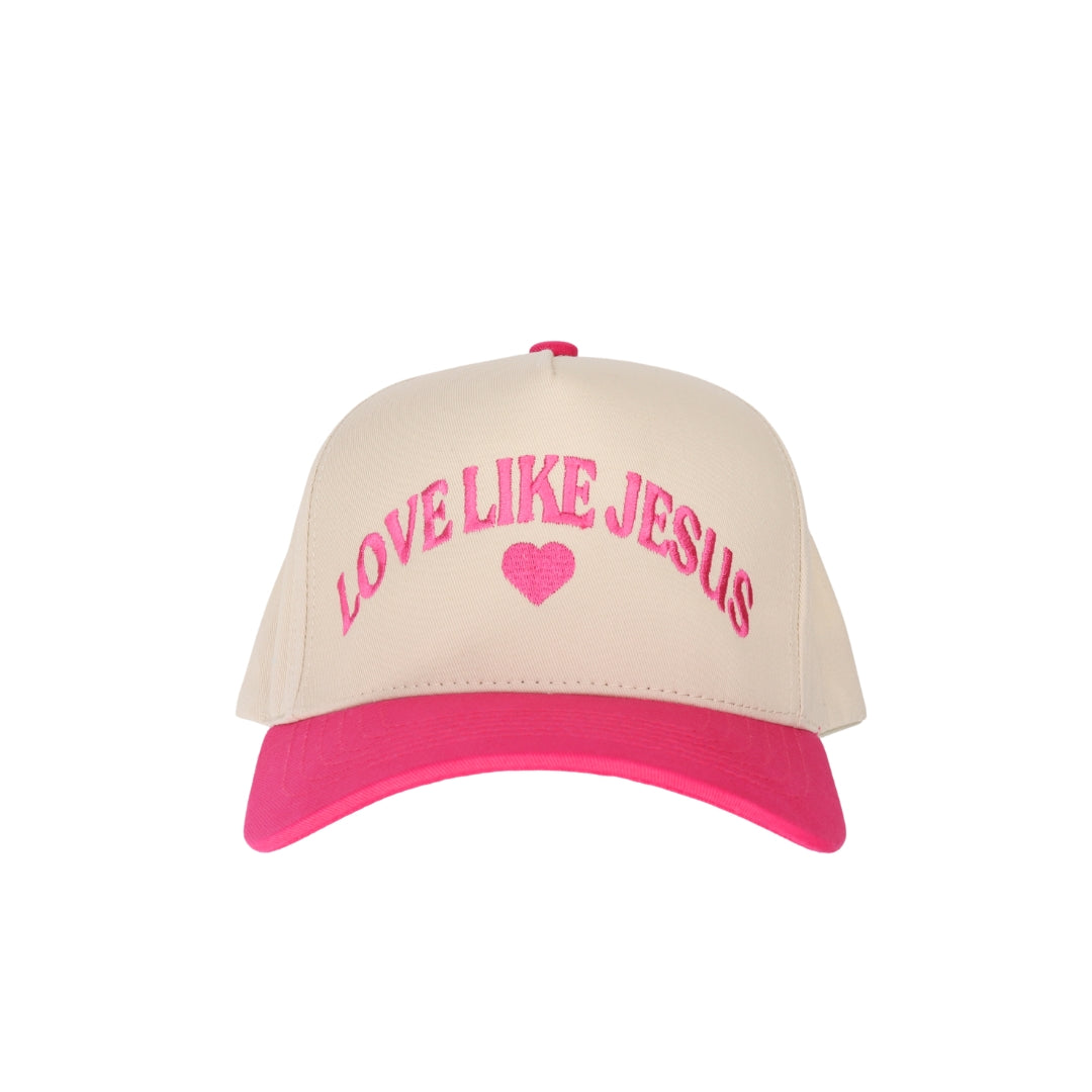 Love like Jesus Embroidered Trucker Hat