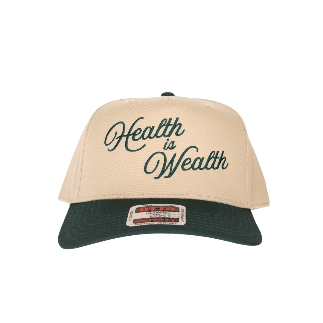 Health is Wealth Embroidered Trucker Hat