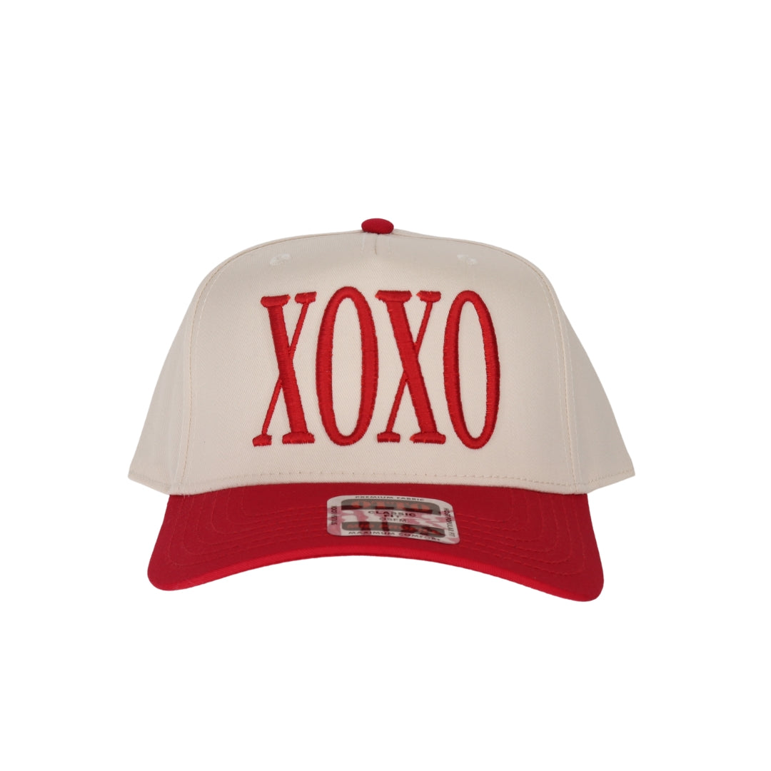 XOXO 3D PUFF Canvas Trucker Hat