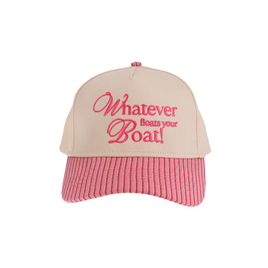 Whatever Floats Your Boat Embroidered Trucker Hat