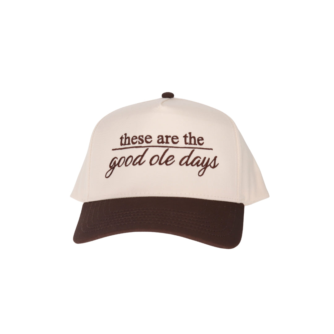 Good Ole Days Embroidered Trucker Hat