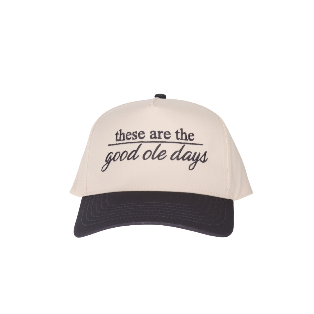 Good Ole Days Embroidered Trucker Hat