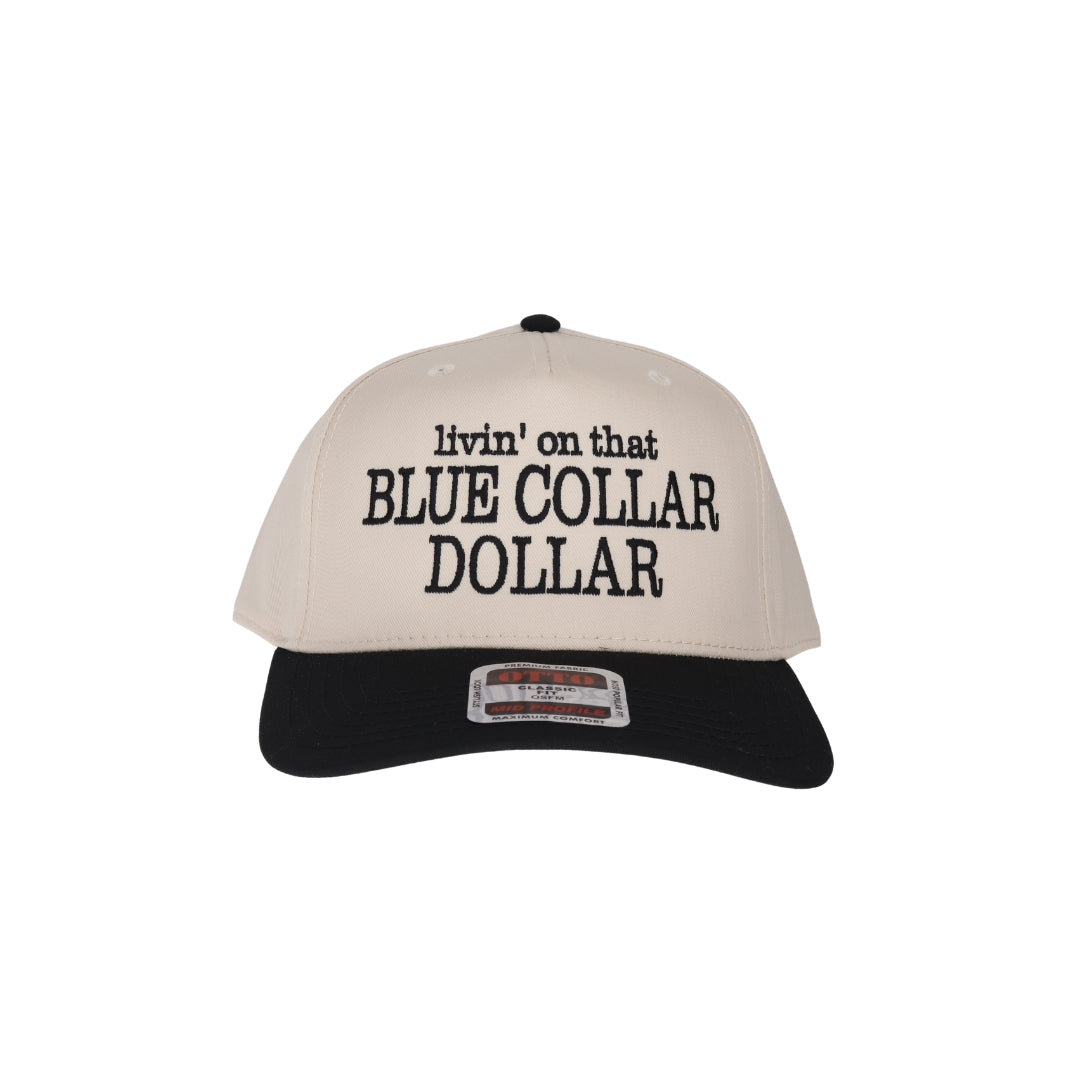 Blue Collar Dollar Embroidered Trucker Hat