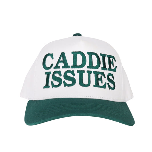 Caddie Issues Embroidered Trucker Hat