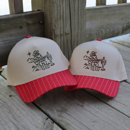 Cowboy Santa Embroidered Trucker Hat