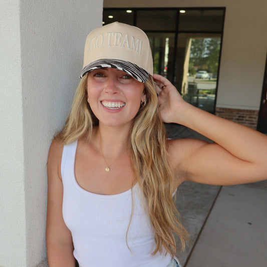 Go Team 3D Embroidered Trucker Hat