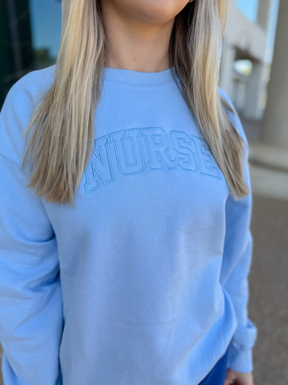 NURSE Embroidered Sweatshirt