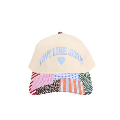 Love like Jesus Embroidered Trucker Hat