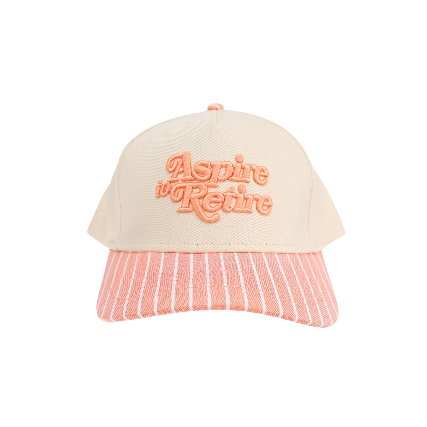 Aspire to Retire Embroidered Trucker Hat
