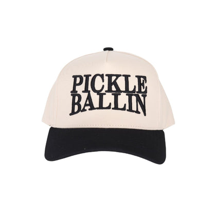 Pickle Ballin 3D Embroidered Trucker Hat