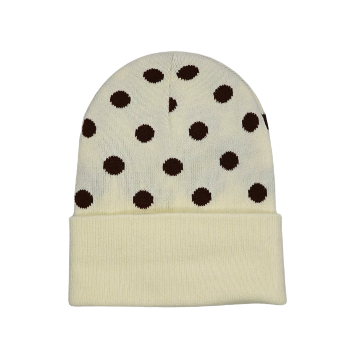 Polka Dot Cuffed Beanie