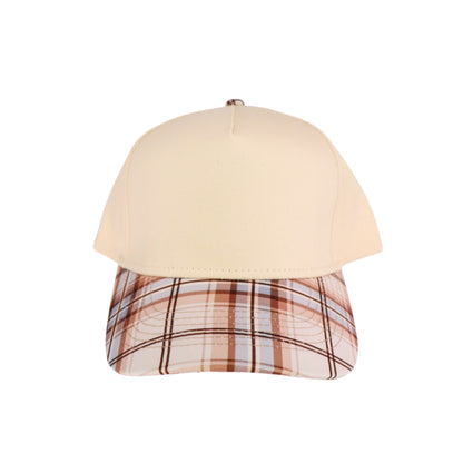 Plaid Trucker Hat (Blank)