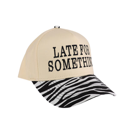 Late For Something Embroidered Trucker Hat