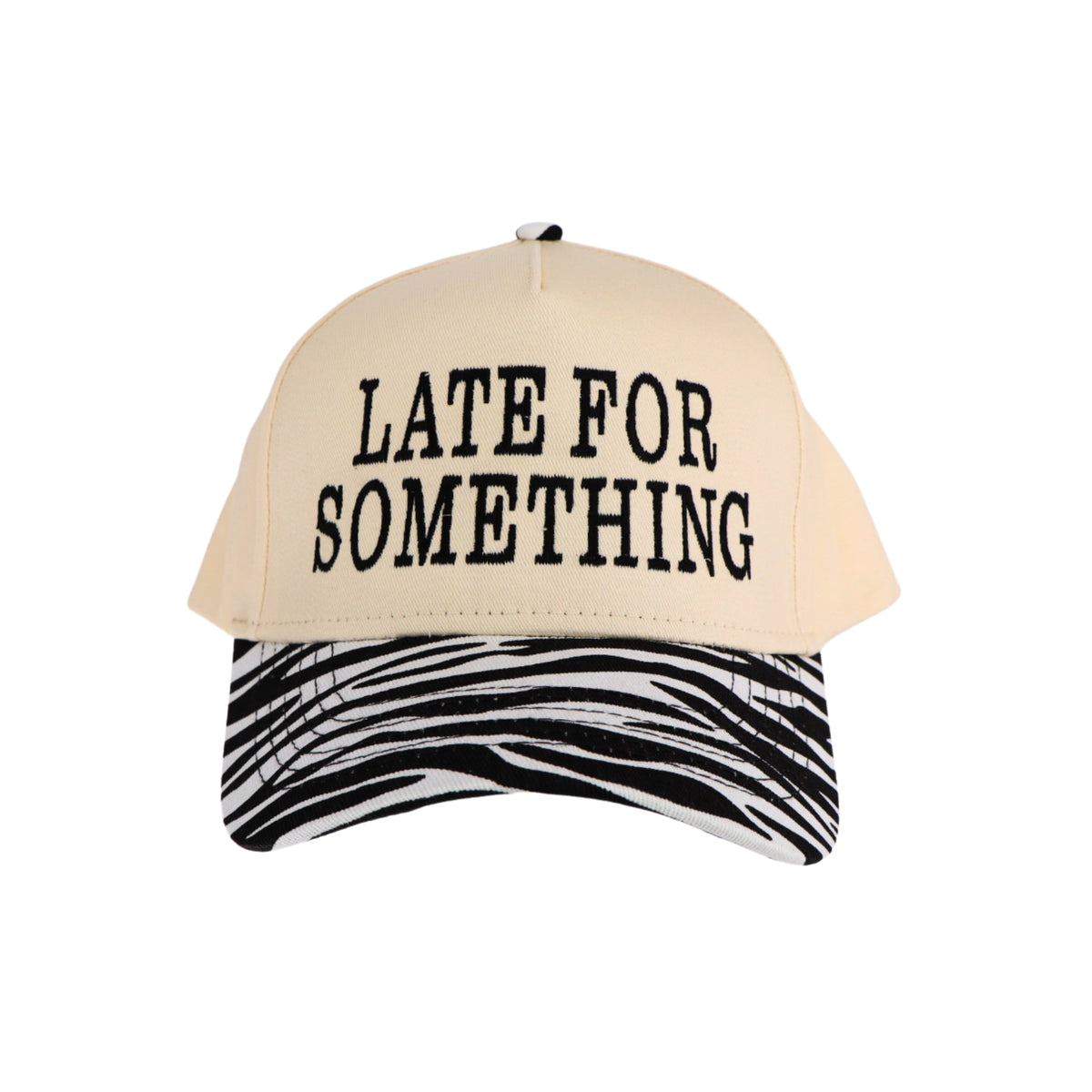Late For Something Embroidered Trucker Hat