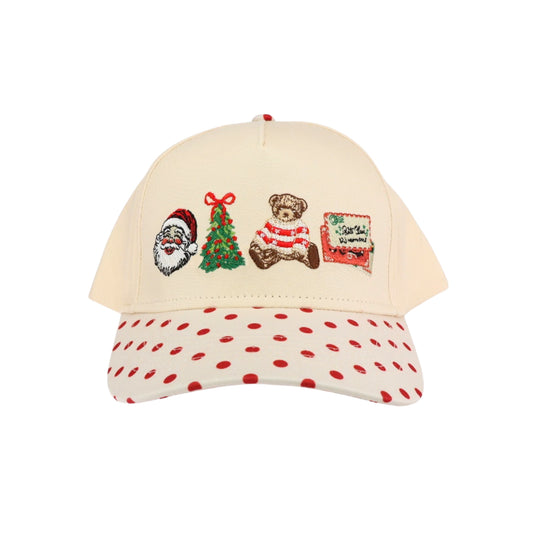Christmas Logos Embroidered Trucker Hat