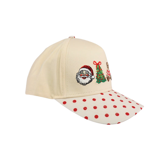 Christmas Logos Embroidered Trucker Hat