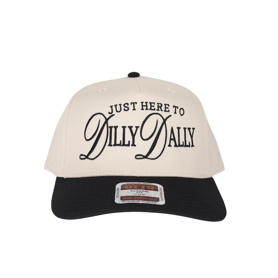 Dilly Dally Embroidered Trucker Hat