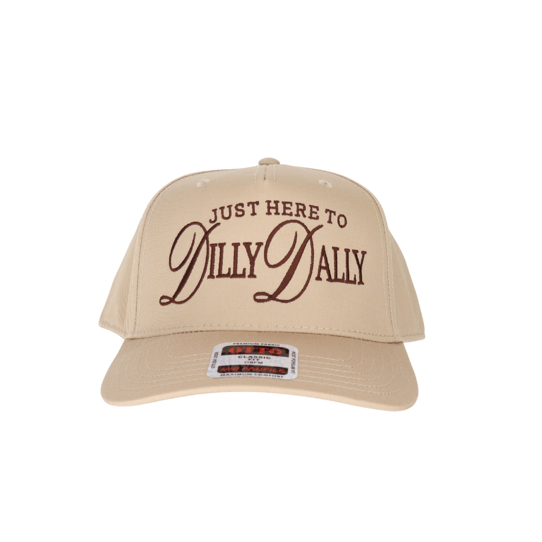 Dilly Dally Embroidered Trucker Hat