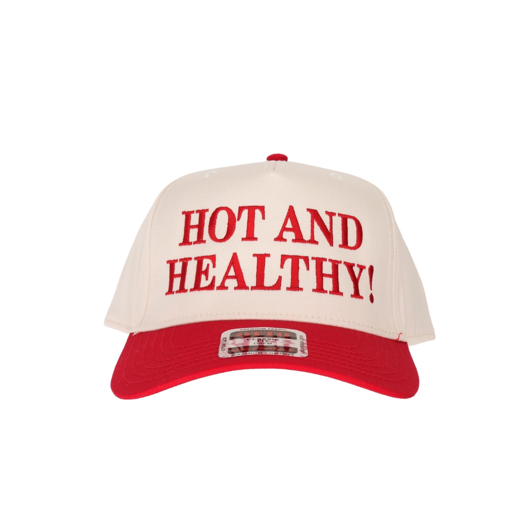 Hot and Healthy Embroidered Trucker Hat