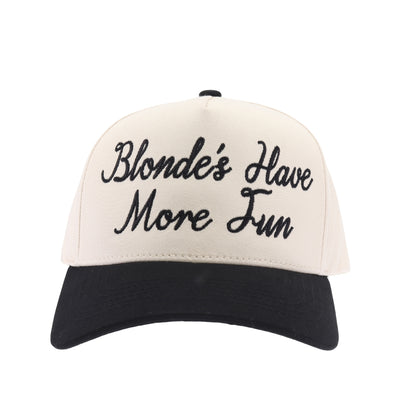 Blondes Have More Fun Embroidered Trucker Hat