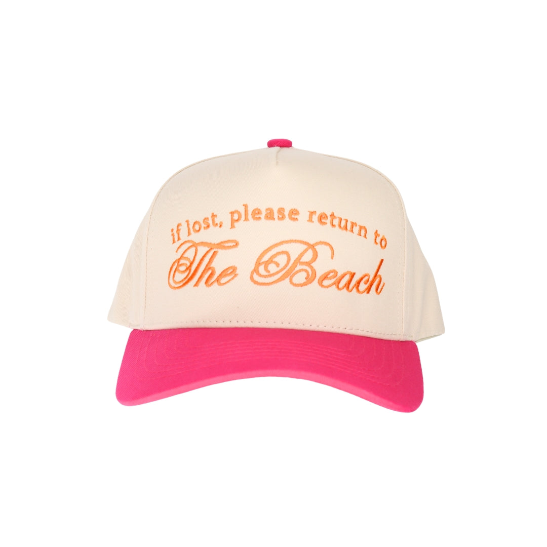 Return to Beach Embroidered Trucker Hat