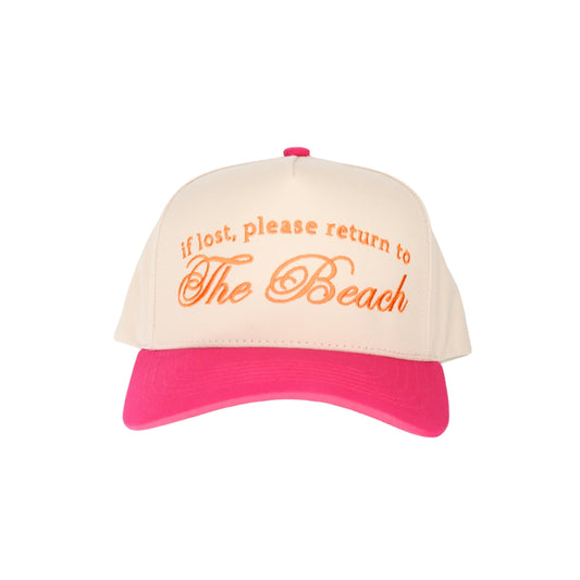 Return to Beach Embroidered Trucker Hat
