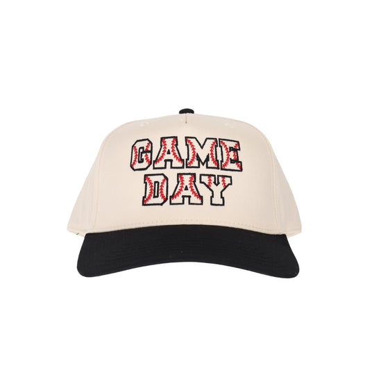 Baseball Game Day Embroidered Trucker Hat