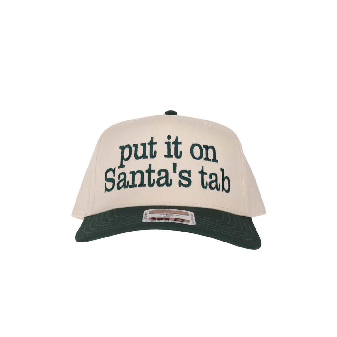Santa's Tab Embroidered Trucker Hat