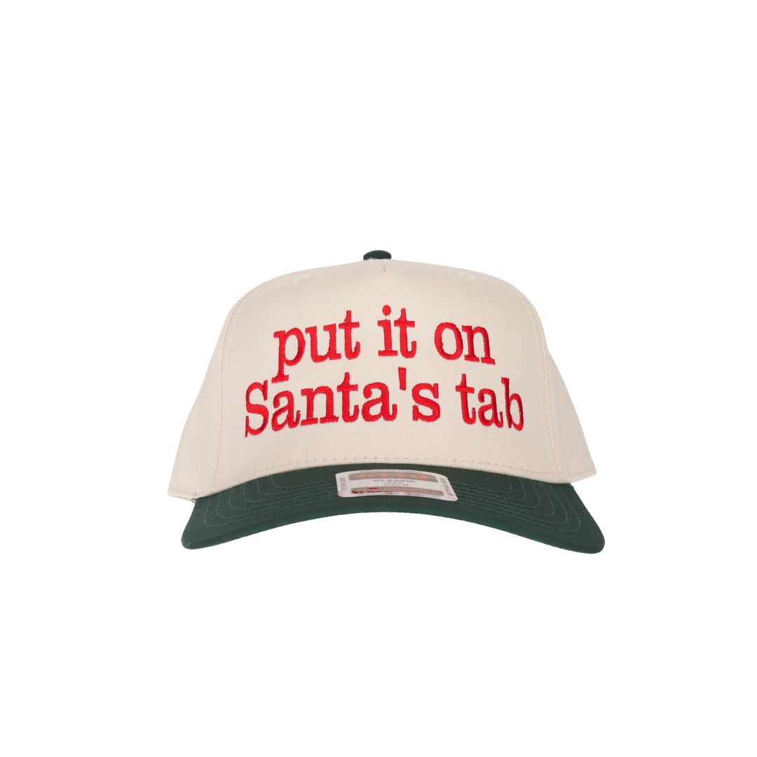 Santa's Tab Embroidered Trucker Hat