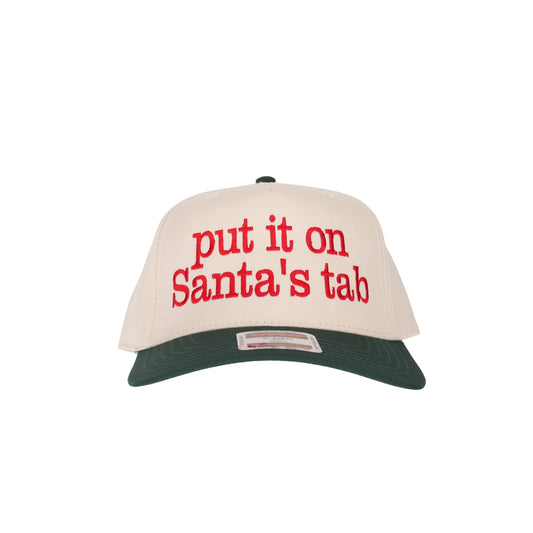 Santa's Tab Embroidered Trucker Hat