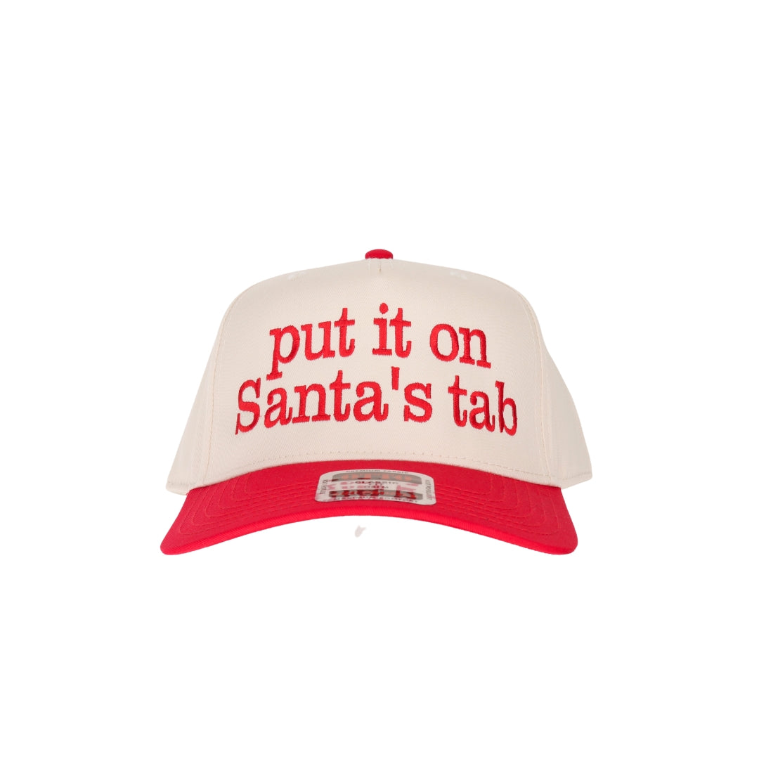 Santa's Tab Embroidered Trucker Hat