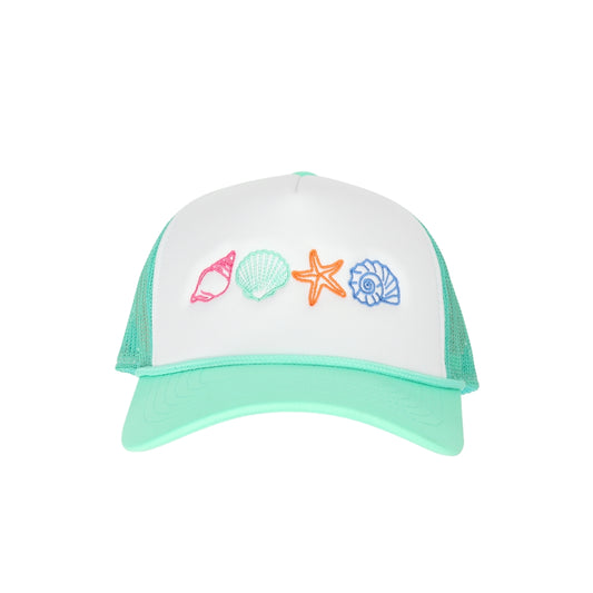 Shell Foam Embroidered Trucker Hat