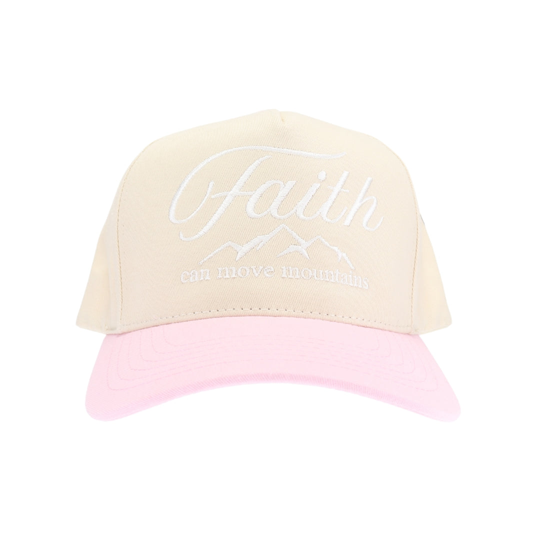 Faith Moves Mountains Embroidered Trucker Hat