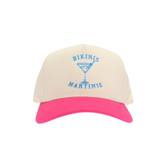 Bikinis and Martinis Embroidered Trucker Hat