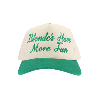 Blondes Have More Fun Embroidered Trucker Hat