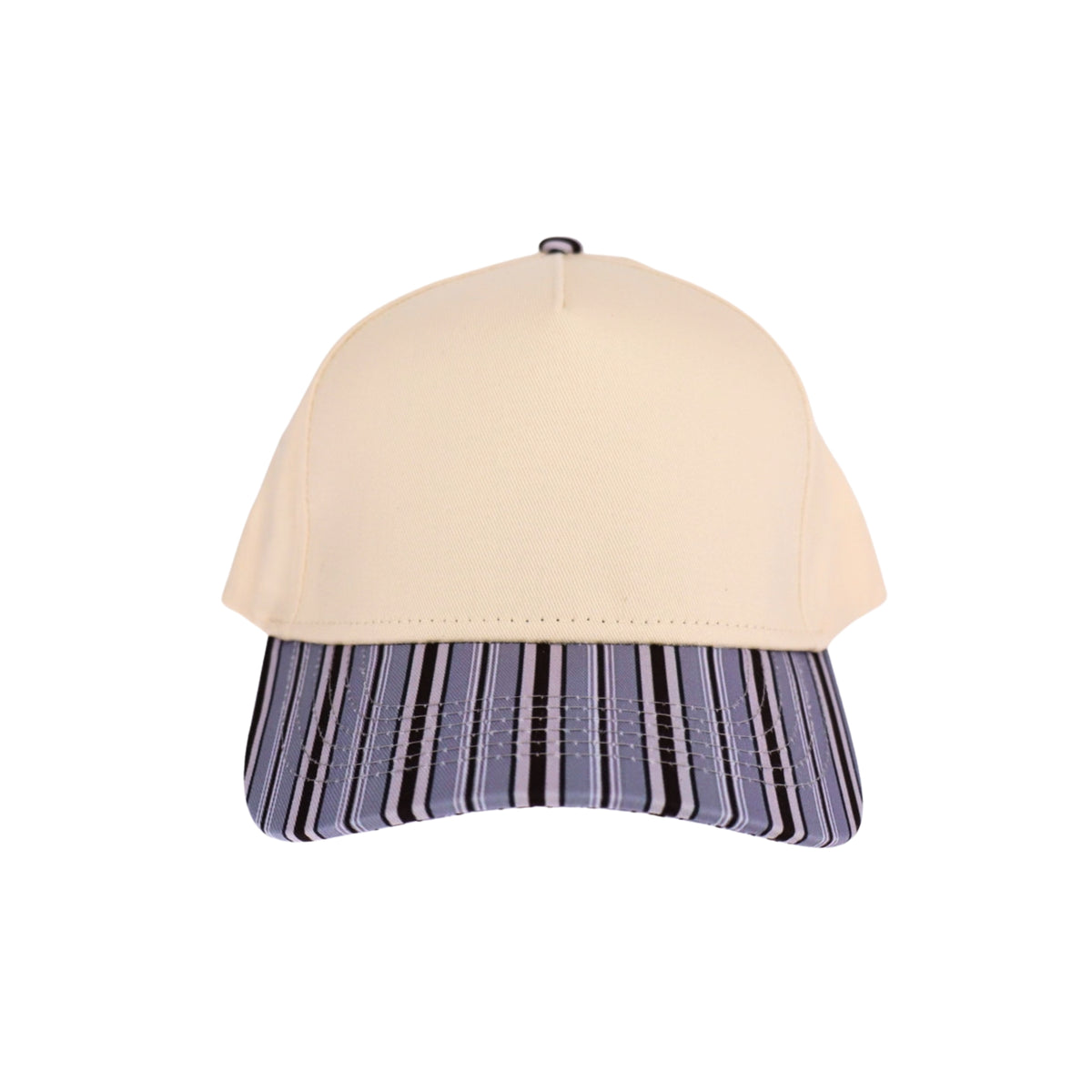 Brown and Blue Stripe Trucker Hat (Blank)